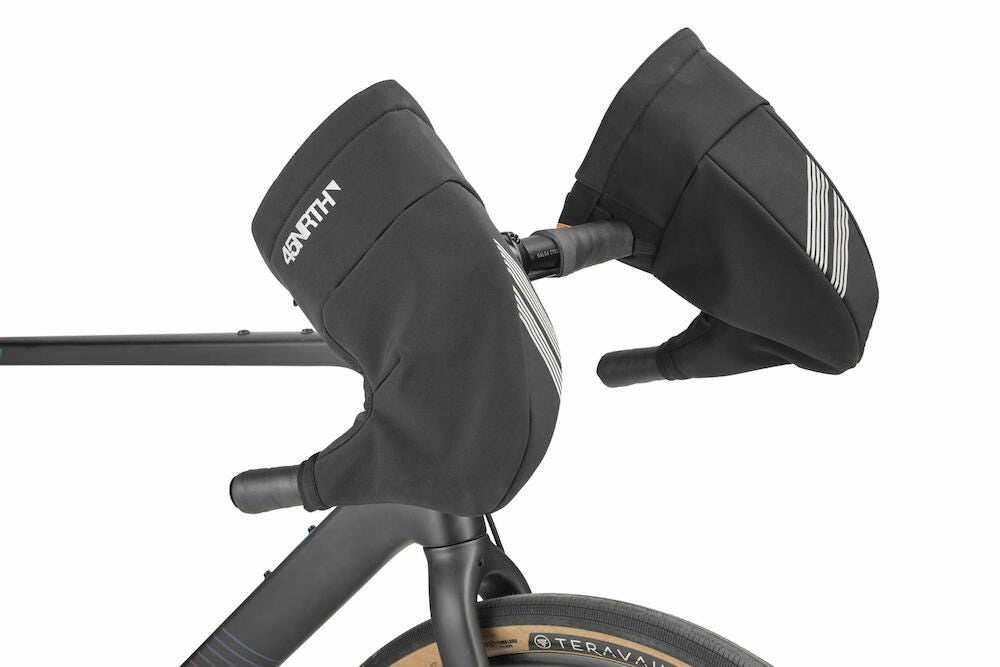 Draugenklaw Drop Bar Pogies - Black, One Size