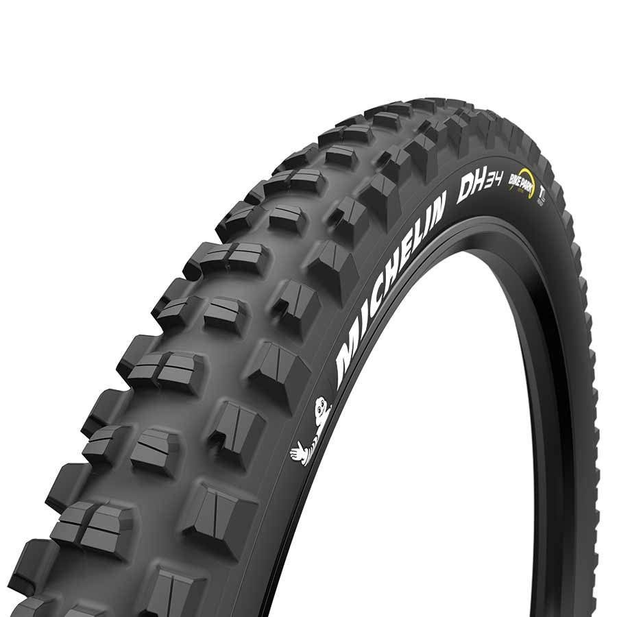 Michelin, DH34 Bike Park, Pneu, 27.5''x2.40, Rigide, Tubeless Ready, Bikepark, 2x55TPI, Noir