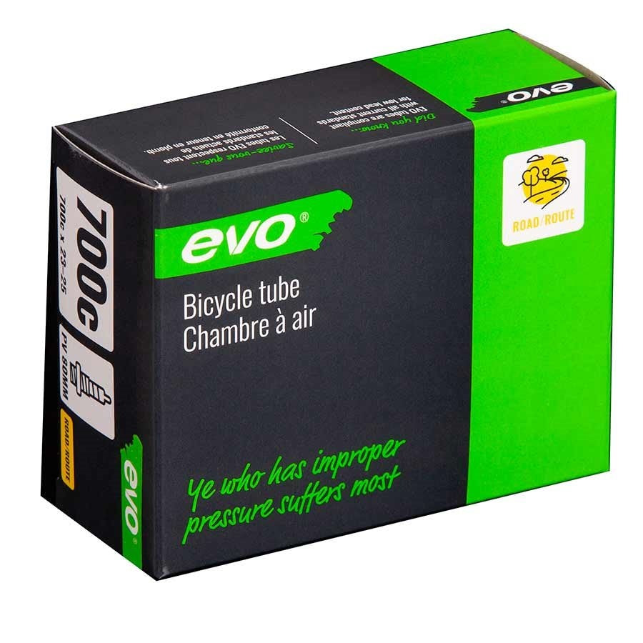 EVO, Presta, Tube, Length: 80mm, 700C, 23-25C