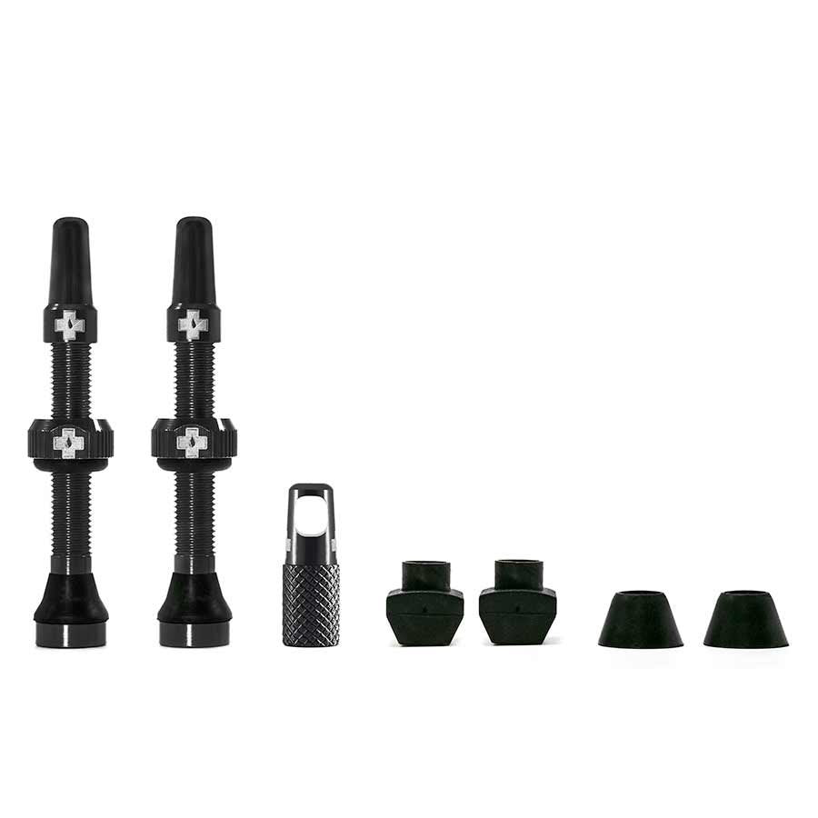 Valve Tubeless, Presta, 44mm, Noir, Paire