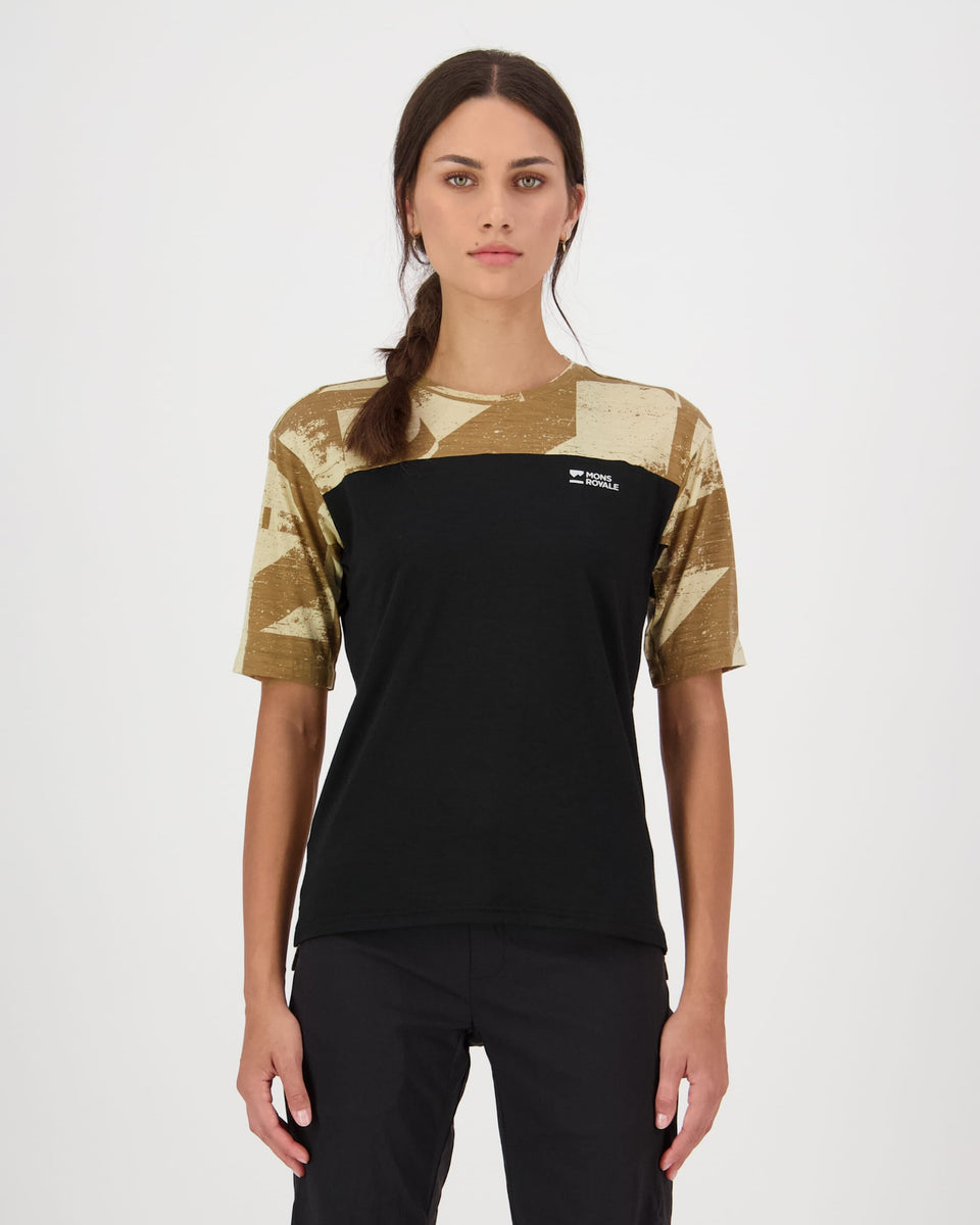 Diversion Merino Bike Jersey SS Grunge Black