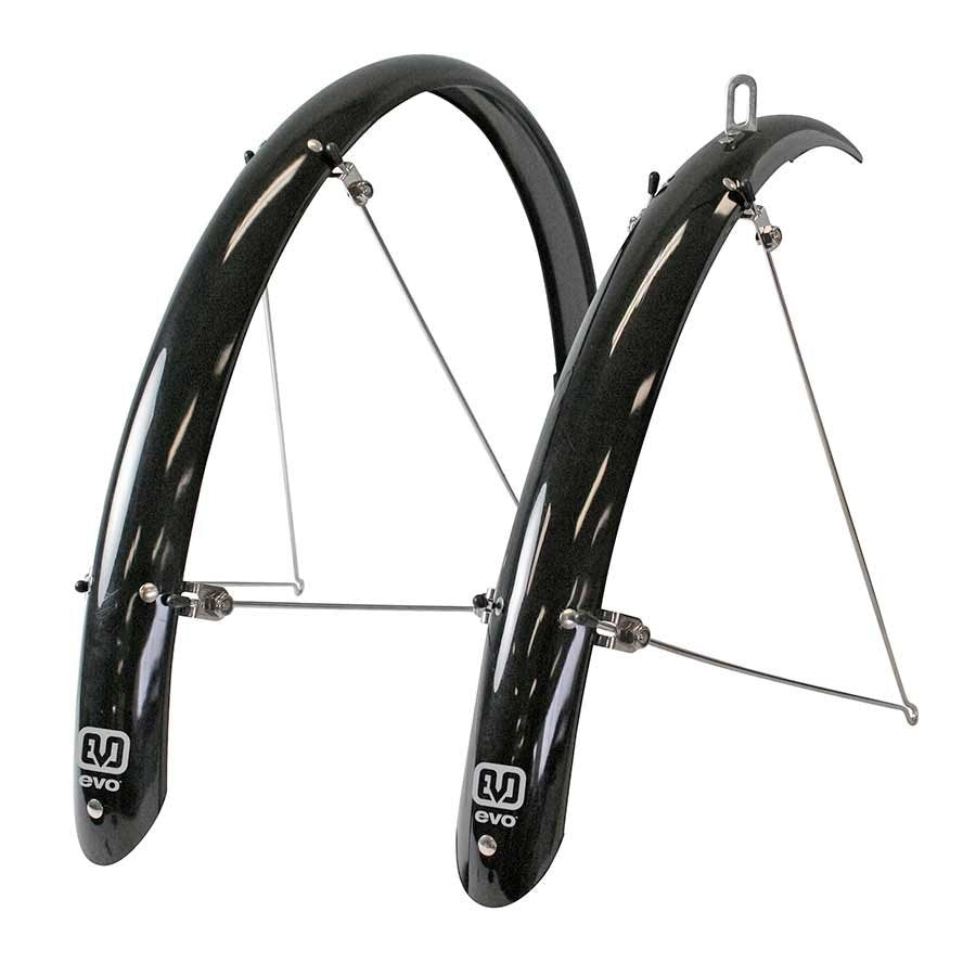 EVO, Garde-boue, 700 x 32 to 40C, Noir, Paire