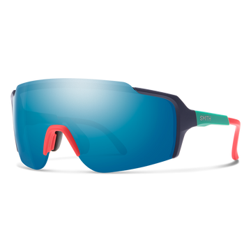 Unisex Sunglass Flywheel - Matte Deep Ink || ChromaPop Blue Mirror