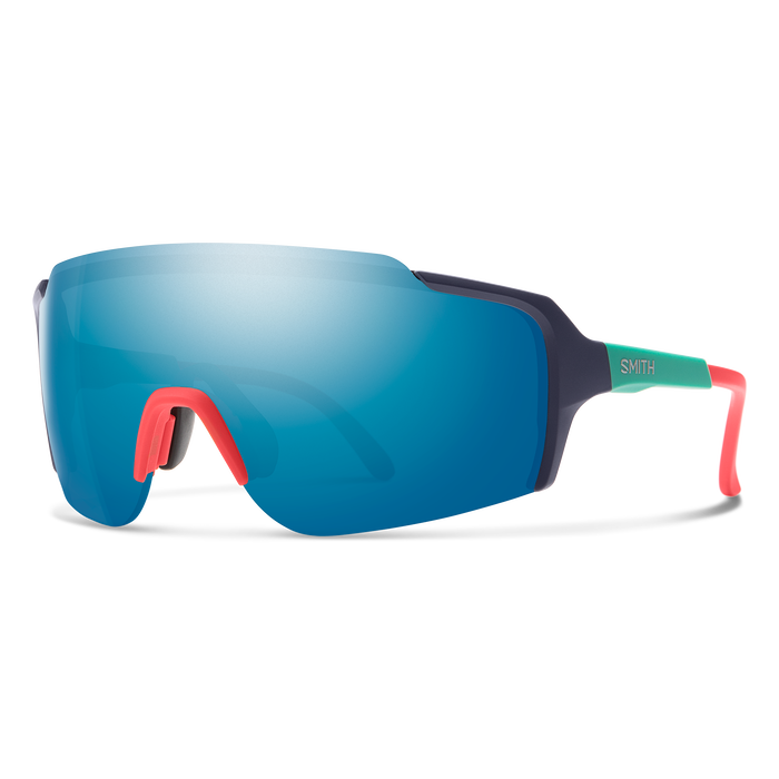 Unisex Sunglass Flywheel - Matte Deep Ink || ChromaPop Blue Mirror