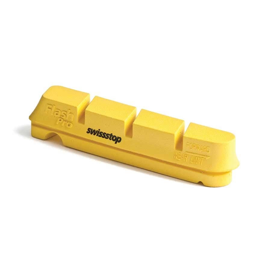 FlashPro, Gomme de remplacement pour jante en carbone, Shimano, Yellow King, Paquet de 4