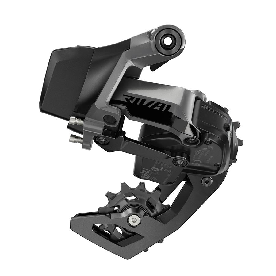 Rival eTap AXS D1, Dérailleur arrière route, Vitesses: 12, Noir, SRAM