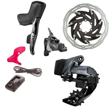 SRAM, Force eTap AXS HRD, Groupe de pièces, 1x, Disque hydraulique, Flat Mount, Kit