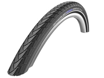 Marathon Plus Tire, Black, w/Reflective Strip, Smart Guard, Endurance, Wire