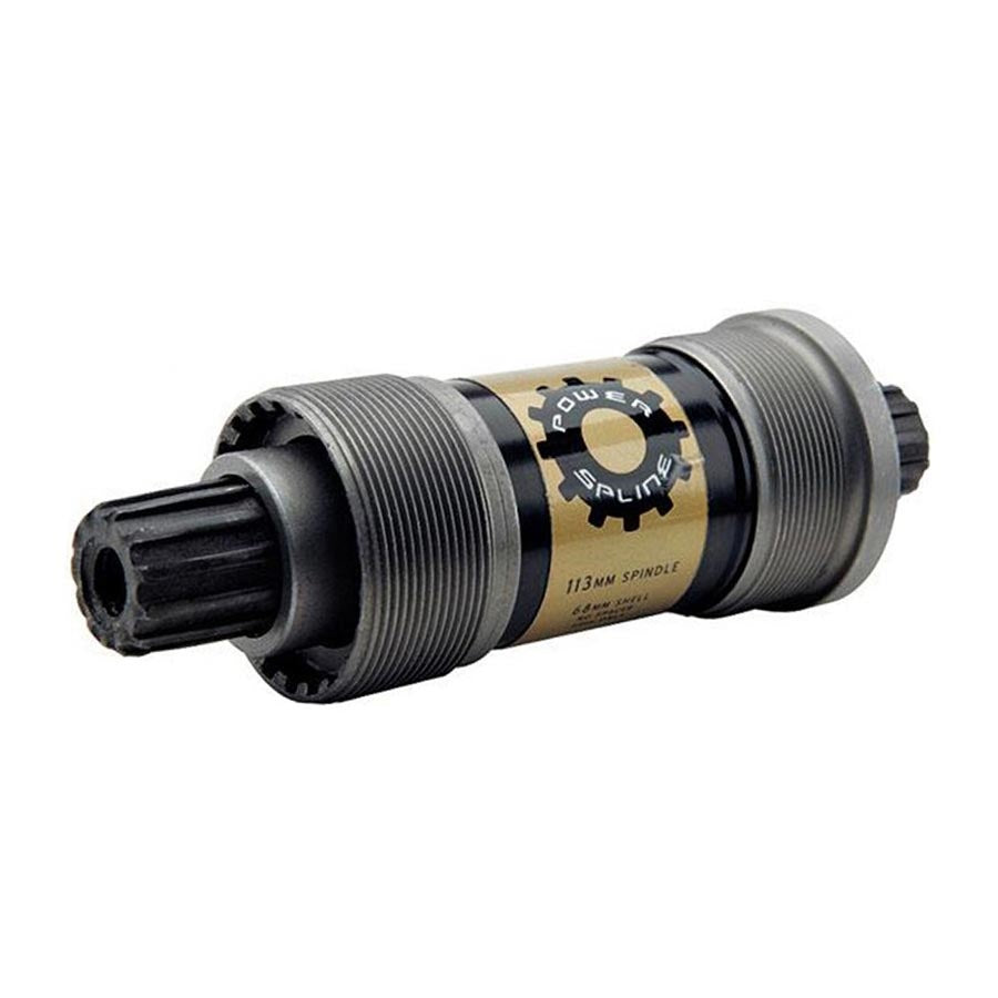 Boitier de pédalier cannelé, Anglais, 73mm, Power Spline, 113mm