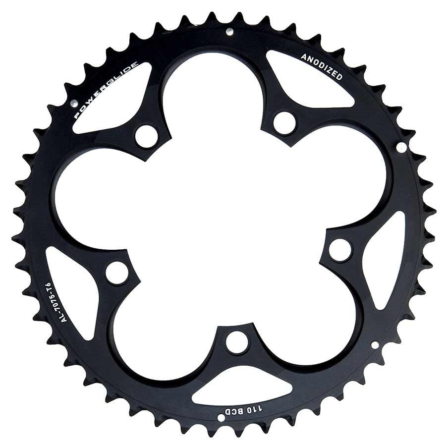 SRAM, 50D, 10 vit., BCD 110mm, 5-Boulons, Plateau Exterieur, Pour 34/50, Aluminium, Noir, 11.6215.197.060