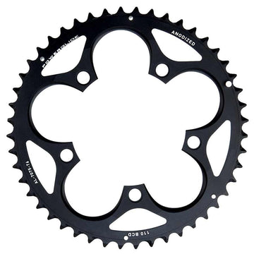 SRAM, 50D, 10 vit., BCD 110mm, 5-Boulons, Plateau Exterieur, Pour 34/50, Aluminium, Noir, 11.6215.197.060