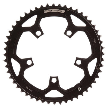 Plateau Extérieur, pour Double, 52D, 10/11vit., BCD: 110mm, 5 Boulons, Pro Road, Plateau Extérieur, pour Double, Aluminium, Noir,