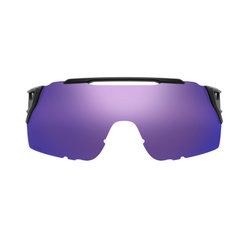 Lunette Attack MAG MTB Matte Black || ChromaPop Violet Mirror