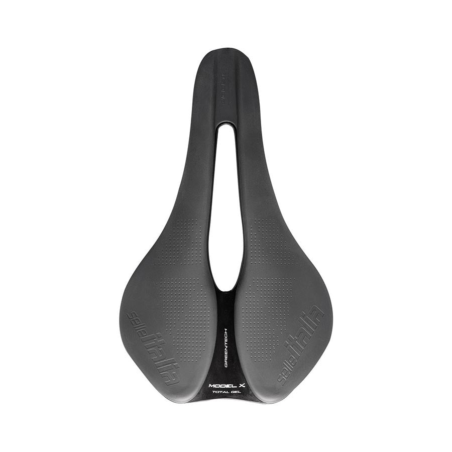 Selle, Model X Green Superflow, Selle, 245 x 145mm, Homme, 315g, Noir