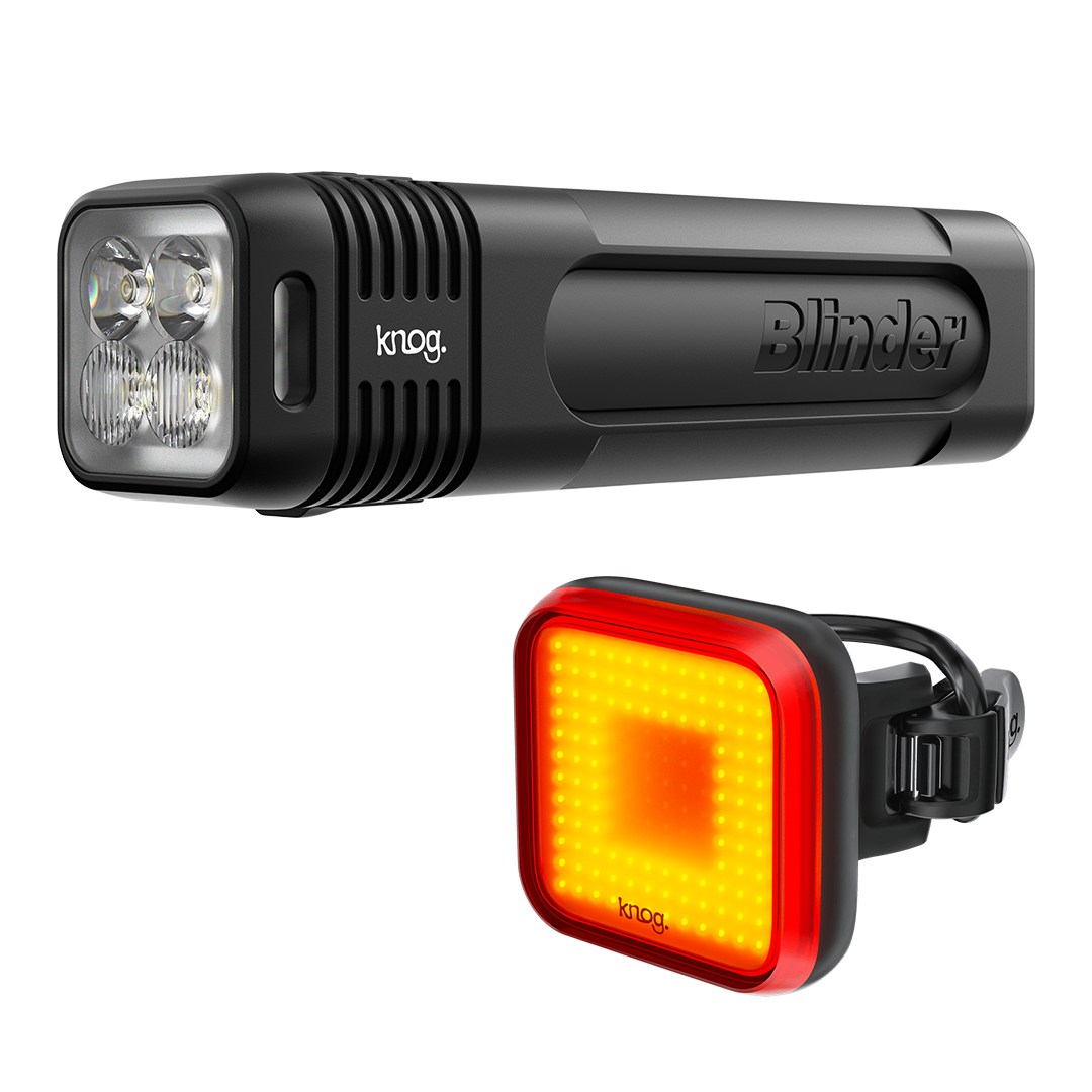 Blinder 900 & Blinder Square Rear Bike Light Set 900/100 Lumens