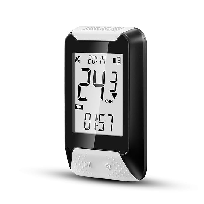 Cyclomètre GPS iGS130, noir/gris