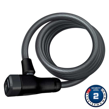Abus, Star 4508K, Câble avec serrure à clé, 8mm x 150cm (8mm x 4.9')