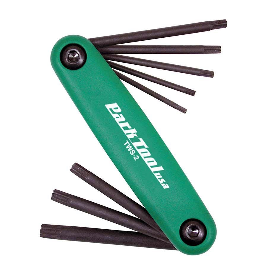 Clés Torx repliables, T7, T9, T10, T15, T20, T25, T27, T30 et T40, Park Tool, TWS-2