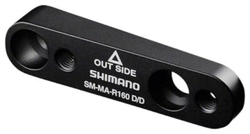 Adaptateur disque de frein 160mm, SM-MA-R160D/D , Flat-Mount Caliper, Flat-Mount Frame