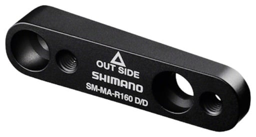 Adaptateur disque de frein 160mm, SM-MA-R160D/D , Flat-Mount Caliper, Flat-Mount Frame