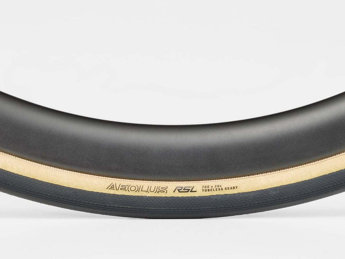 Pneu route Bontrager Aeolus RSL TLR 700x32  flan beige
