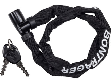 Lock Bontrager Comp Chain Keyed 4Mm Round X 60Cm Black
