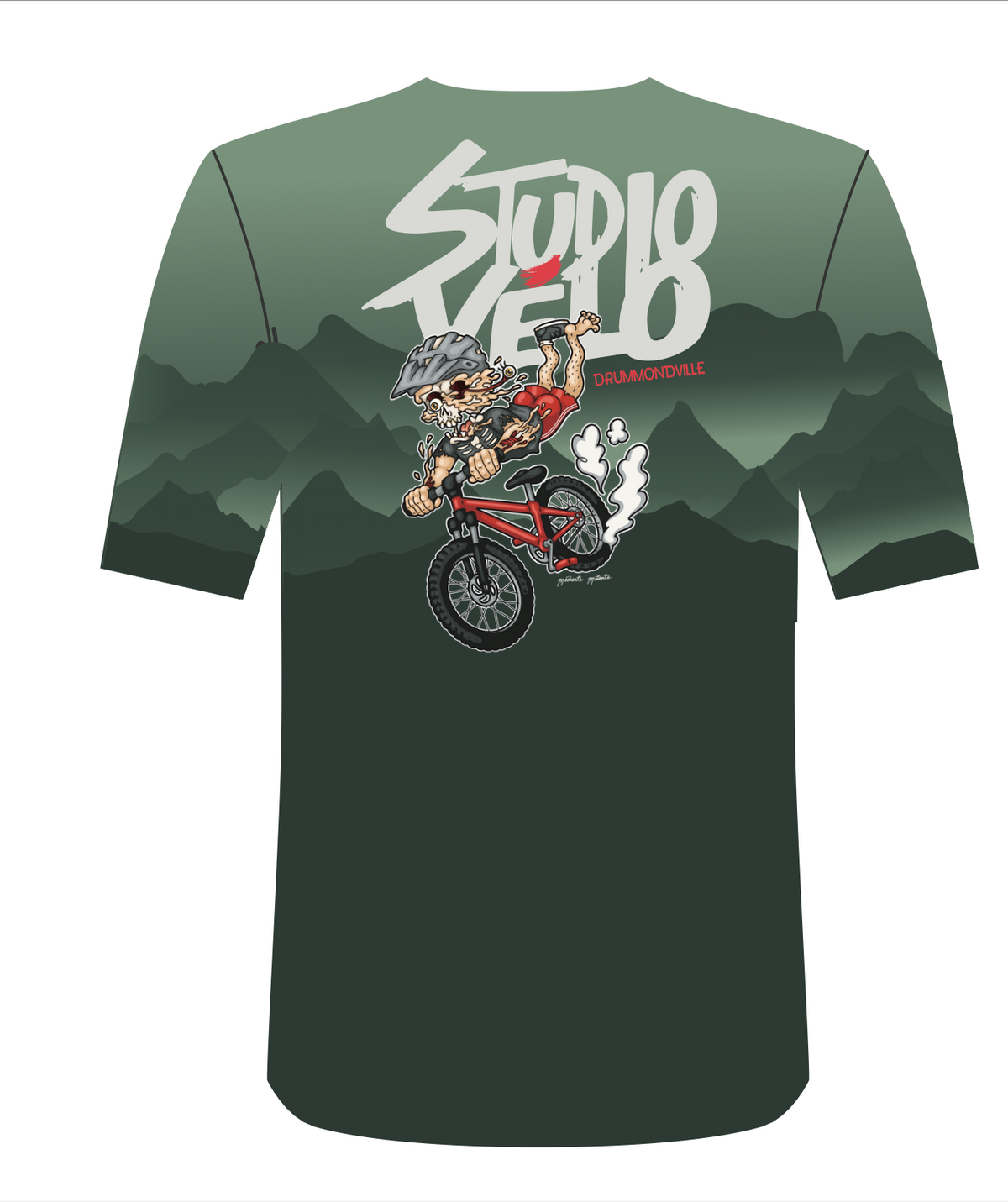 Jersey Mtb A fond mon Léon ! Studio vélo