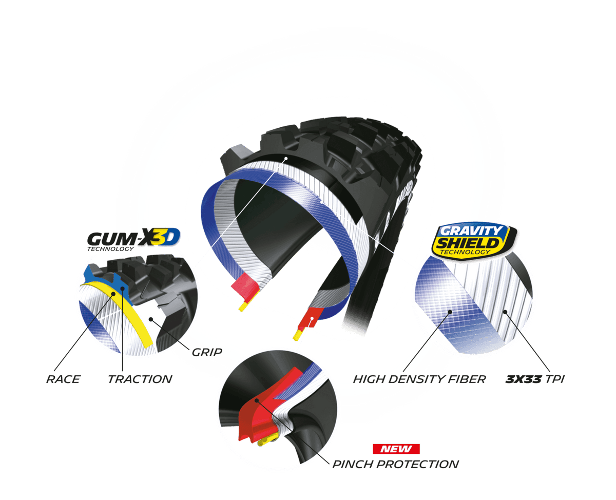 Wild enduro arrière 29x2.4 Gum-X