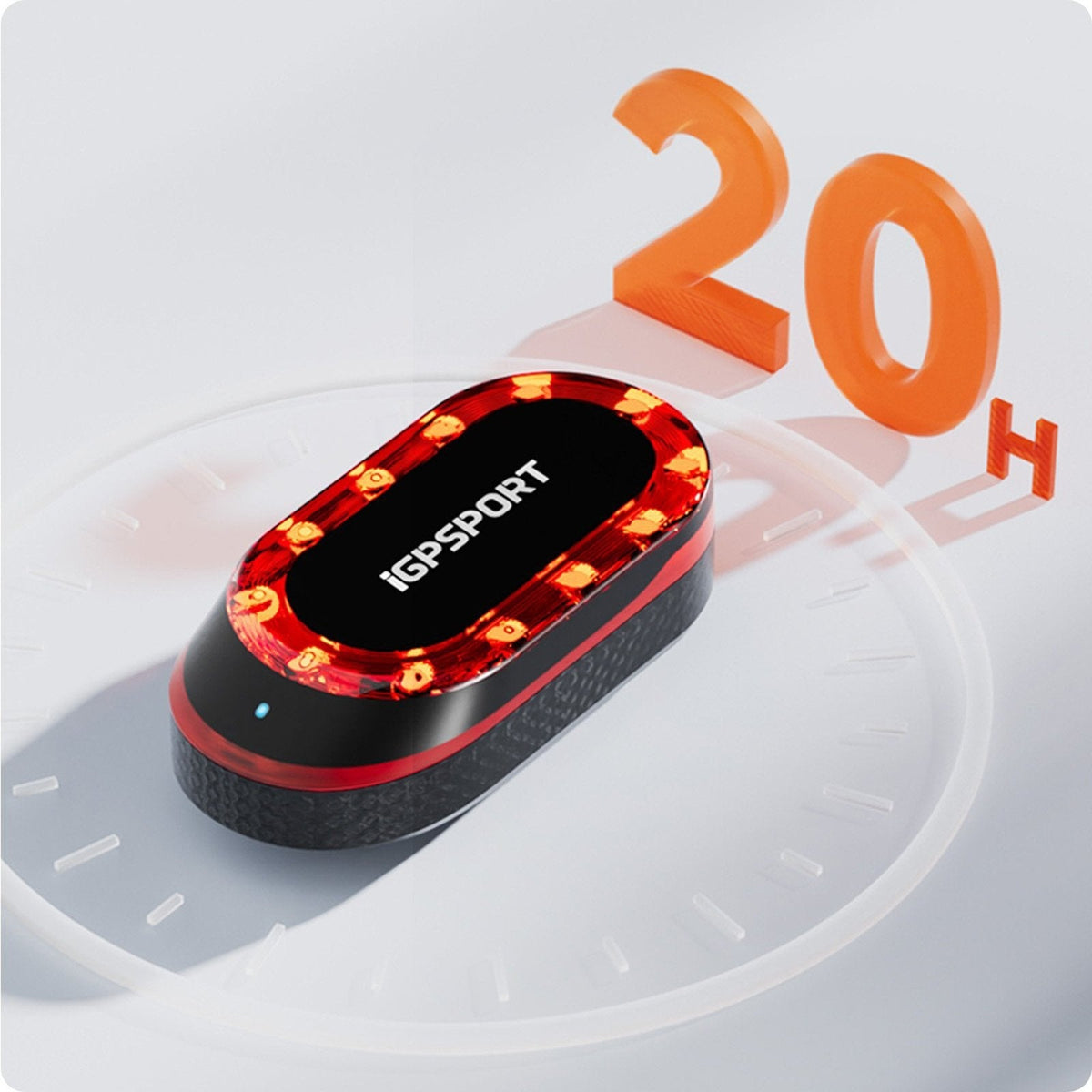 Lumière arrière intelligente SR Mini avec radar, rouge