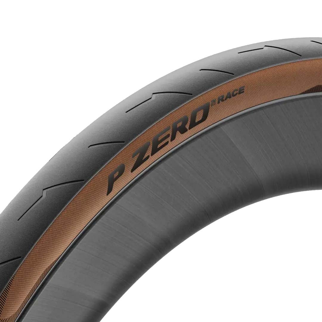 Pneu route, PZero Race, 700x26C, Pliable, Tringle, SmartEVO, TechWALL, 120TPI, Flanc Beige