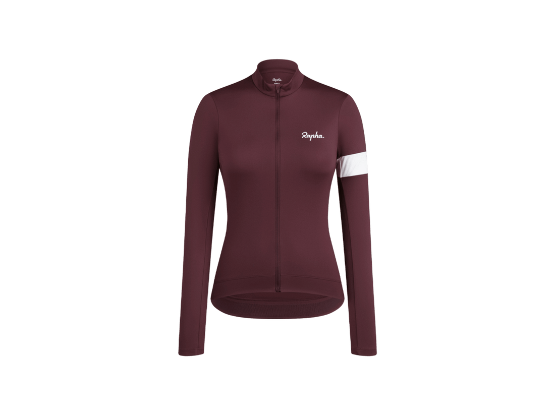 Maillot cycliste Rapha Core thermique manches longues femme