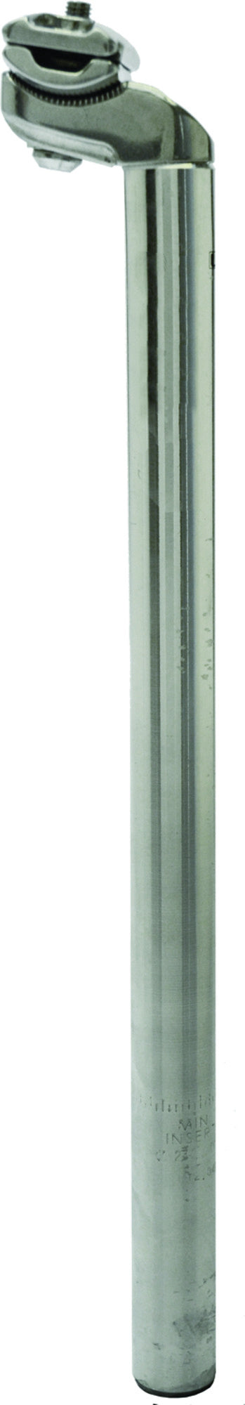 Tige de selle en aluminium argent diam 25.4mm long 400mm