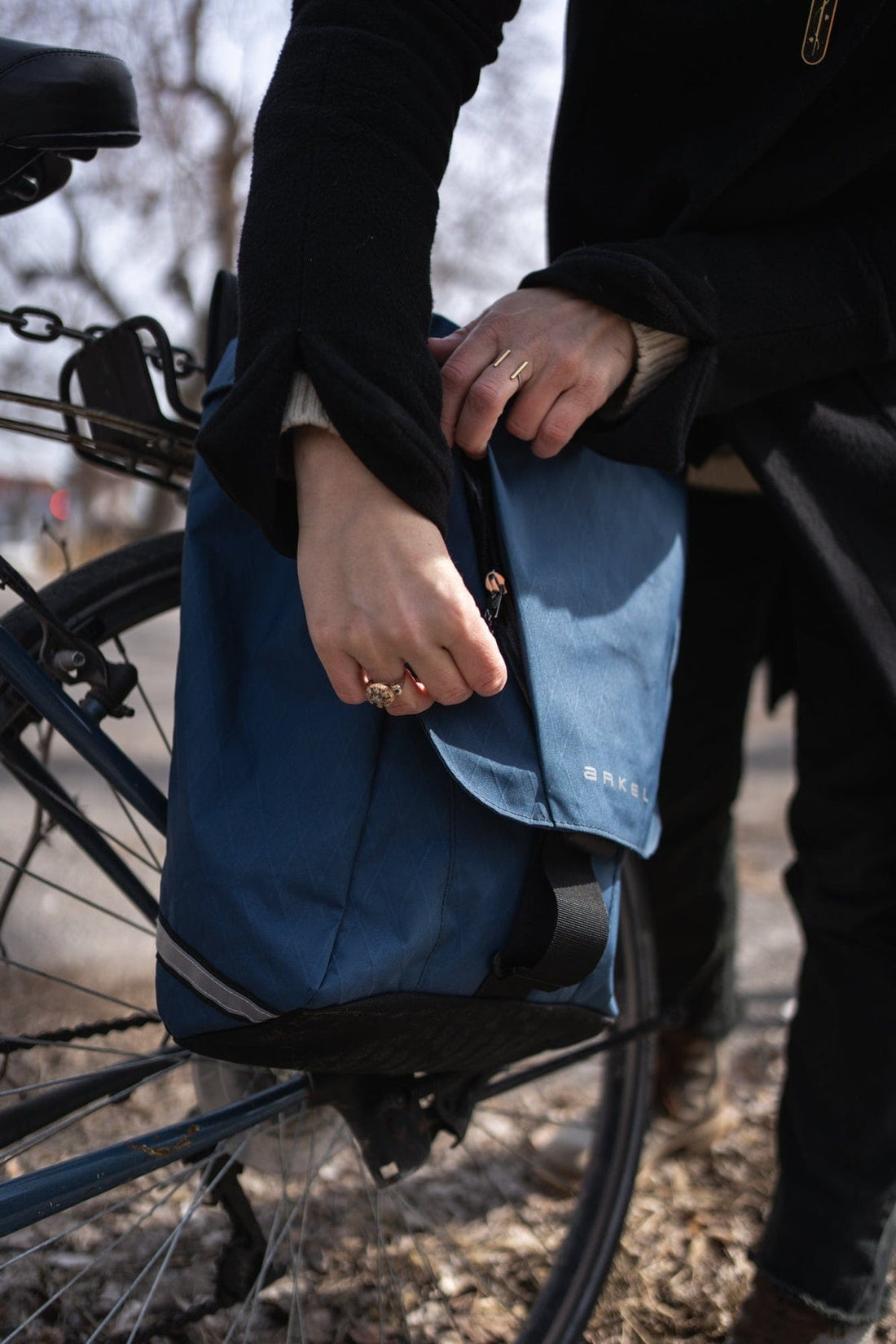 Signature C - Sacoche de vélo urbaine imperméable - 16 L