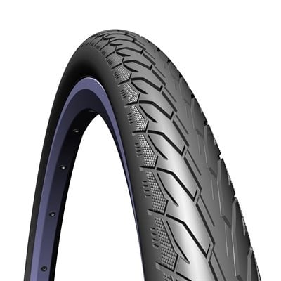 Paire de pneu FLASH 26x1.75x2 CITY & TREK - Tringle rigide Anti-crevaison (Aps) 1mm + Coté Réfléchissant (Rs)